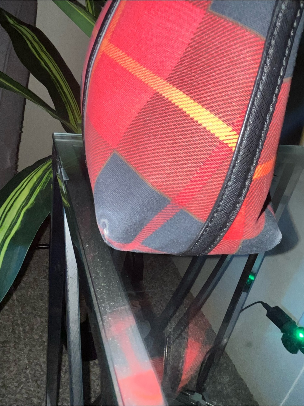 kate spade Red and Black Plaid Satchel with Black Straps - Picture 8 of 14